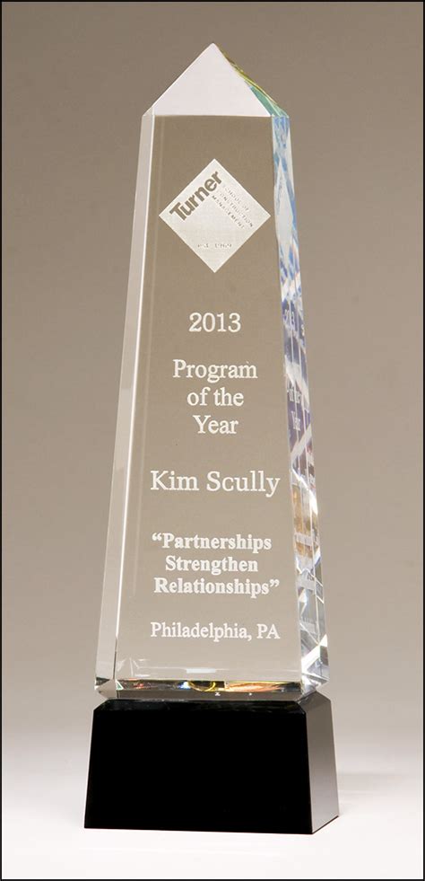 Optical Crystal Awards Custom Trophies Plaques