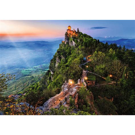 Puzzle Premium Plus Quality El Photo Odyssey Cesta Tower San Marino