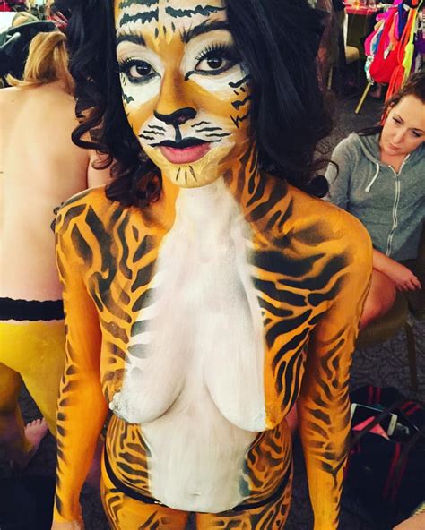 Dyliciousbody My Tiger Grrrr Cat Girl Art Paint Face Painting