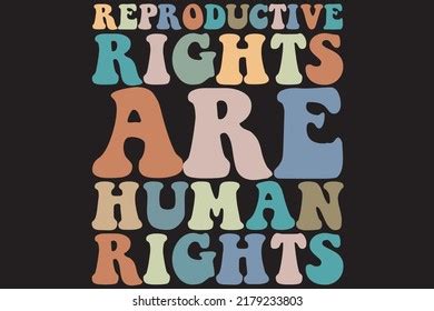 Reproductive Rights Human Rights Tshirt Design Stock Vector Royalty