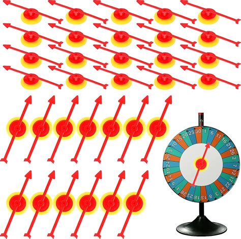 40 Packs Arrow Game Spinners Suction Cup 4 Inch Plastic