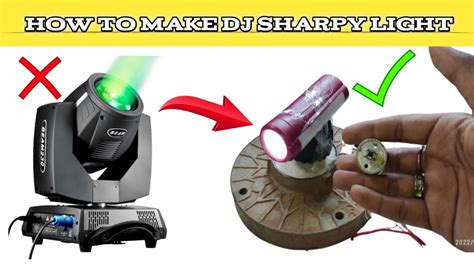 How To Make DJ Sharpy Light At Home Mini Sharpy Light Kaise Banaye