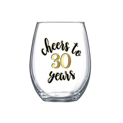 30th Birthday T For Women Her Him Thirty 30th Anniversary T Cheers To 30 Years