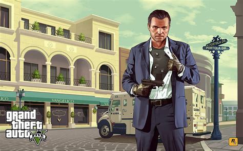 1920x1080px 1080p Free Download Grand Theft Auto V Michael And