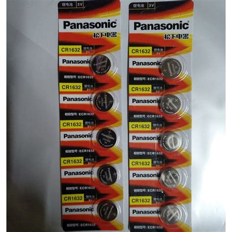 PANASONIC CR1632 1632 DL1632 3V Lithium Batteries Cell Button Coin