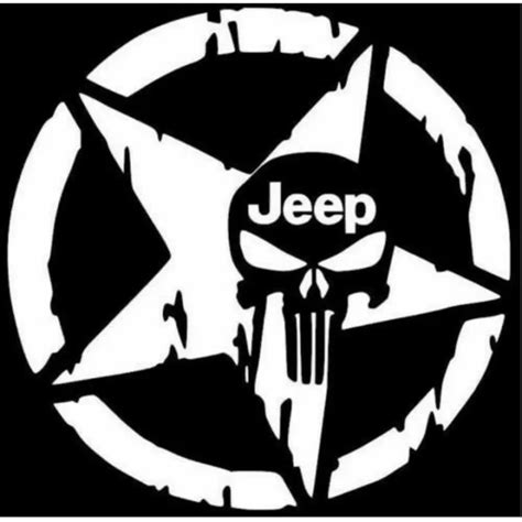 Sticker Jeep Logo Jeep Sticker Bintang Custeam Lazada Indonesia