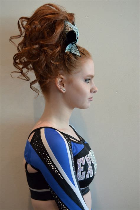 Teased Cheer Hair Cheer Hair Teased Hair Cheerleading Hairstyles