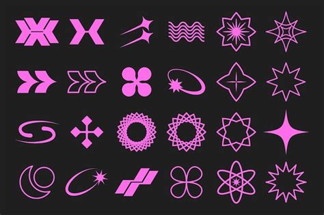 Y2k Symbols Vectors And Illustrations For Free Download Freepik