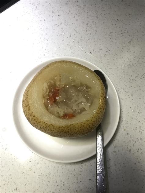 【川贝炖雪梨的做法步骤图，川贝炖雪梨怎么做好吃】菜鸽子呀下厨房