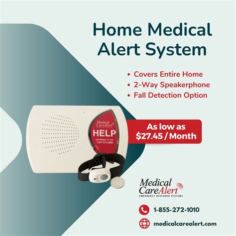 HOME Medical Alert System With Medical Alert Button