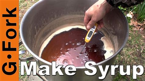 Make Maple Syrup Backyard Sap Boil Gardenfork Youtube