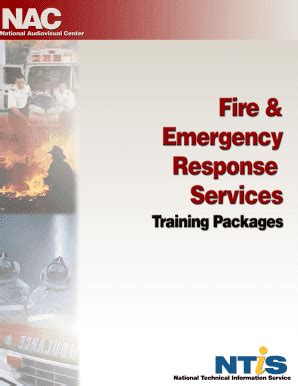 Fillable Online Fire Emergency Repsonse Services Training Packages