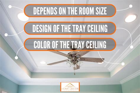 How Big And Deep Should A Tray Ceiling Be