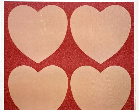 Hearts Red C 1979 84 By Andy Warhol Etsy