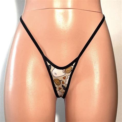 Ultra Micro String Bikini Etsy De