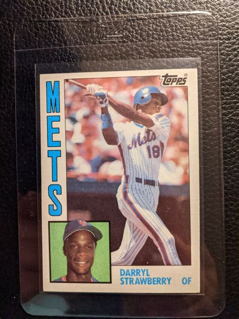 1984 TOPPS 182 DARRYL STRAWBERRY ROOKIE CARD RC NEW YORK METS EBay