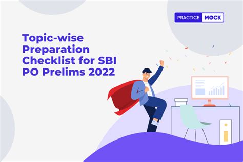 Topic Wise Preparation Checklist For Sbi Po 2022