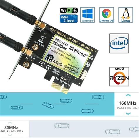 Ziyituod Wifi Ax Bluetooth Pcie Wifi Card Up To Mbps