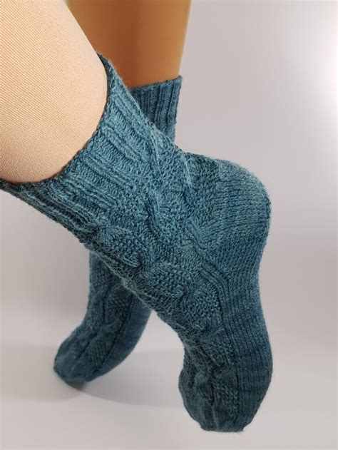 Socken Mit Zopfmuster WOOLPLACE