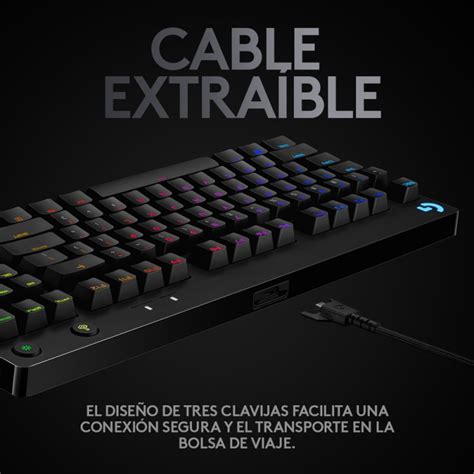 Logitech G Pro Teclado Mecánico Gaming Rgb Switch Gx Azul