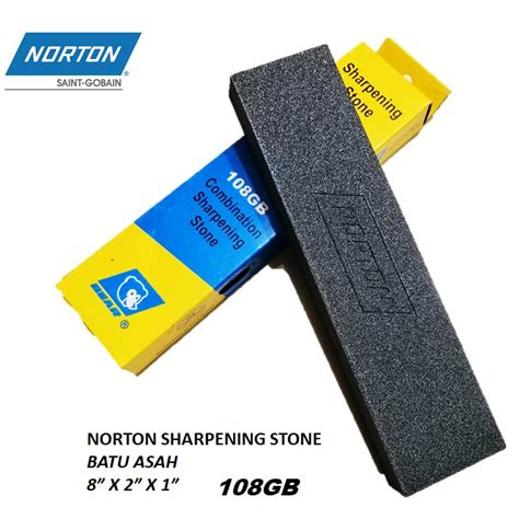 Norton Gb Combination Sharpening Stone Batu Asah Shopee Malaysia