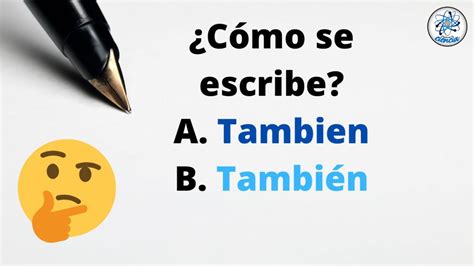 ¿se Escribe Tambien O También Esta Es La Forma Correcta Según La Rae Enséñame De Ciencia