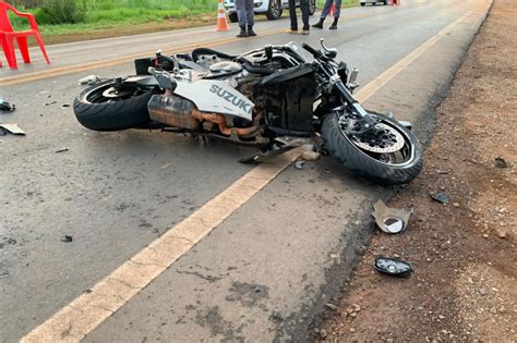 MidiaNews Motociclista Fica Gravemente Ferido Em Acidente Em Chapada