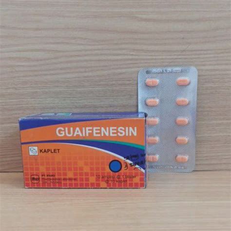 Jual GUAIFENESIN 100MG STRIP ISI 10 TABLET Untuk Batuk Shopee Indonesia