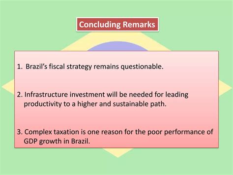 The Economy Growth Of Brazil Ppt