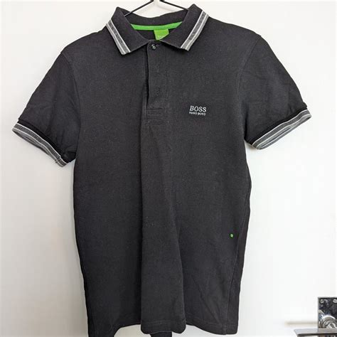 Hugo Boss Black Polo Shirt Excellent Condition Polo Depop