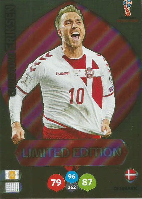 Trading Cards Christian Eriksen Panini Fifa World Cup 2018 Russia