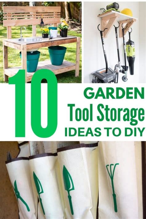 Genius Garden Tool Storage Ideas The Handyman S Daughter