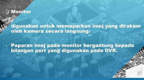 Etn Slide Pembaikan Peralatan Elektronik Industri Cctv Youtube