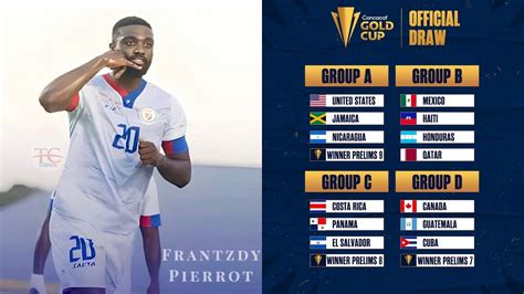 Tirage Au Sort Gold Cup 2023 Haïti Se Trouve Dans Le Groupe B 🇭🇹