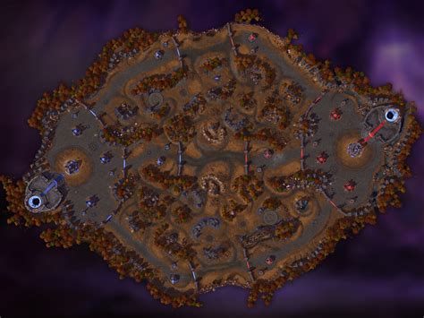 Cursed walking map