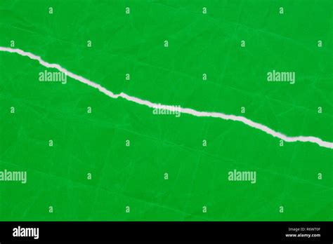 Green Torn Paper With Copy Space Background Texture Macro Stock Photo