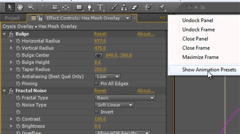 After Effects Quick Tip Missing Animation Presets Update Only