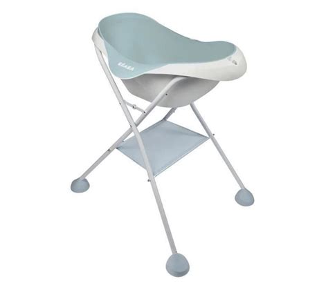 Baignoire Pour Bébé Caméléo Antidérapante Blanc Et Bleu But