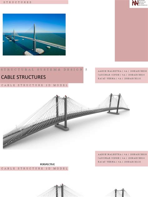 Cable Structures: Structural System& Design 5 | PDF