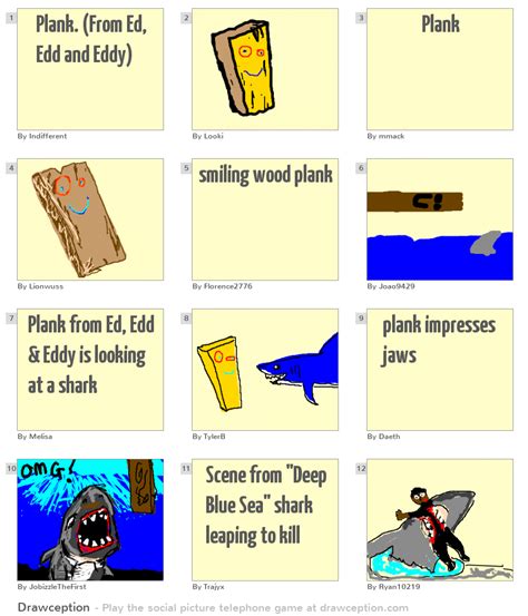 Plank. (From Ed, Edd and Eddy) - Drawception