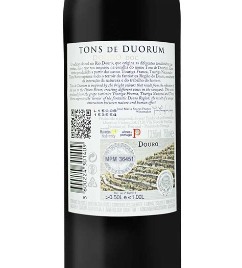 Vinho Tinto Tons de Duorum 2021 75cl Douro Envio grátis VINHA