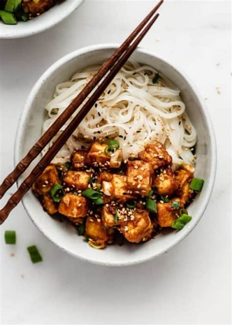 Spicy Baked Peanut Butter Tofu Choosing Chia