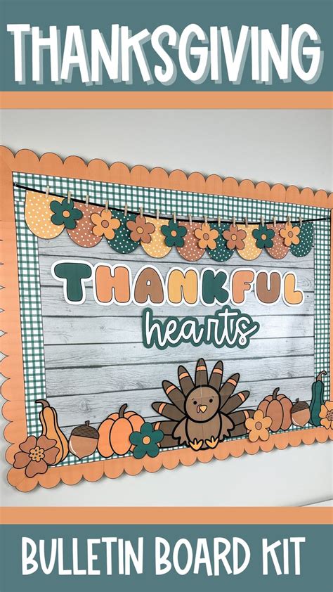 Thanksgiving Bulletin Board Kit Classroom Decor Etsy Thanksgiving Bulletin Boards