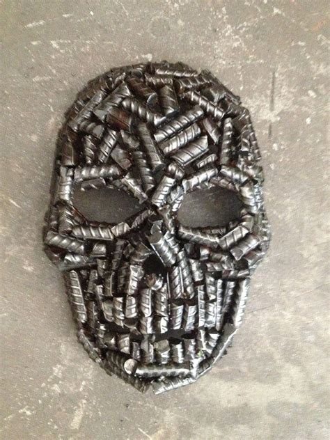 Skull Metal Art Recycled Metal Art Metal Art Projects