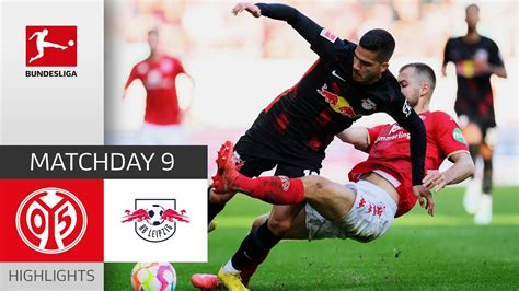 1 FSV Mainz 05 RB Leipzig 1 1 Highlights Matchday 9 Bundesliga