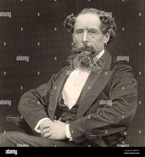 Charles Dickens English Novelist About Stock Photo Alamy