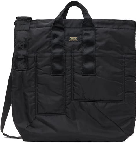 Maharishi: Black 9634 Tote | SSENSE