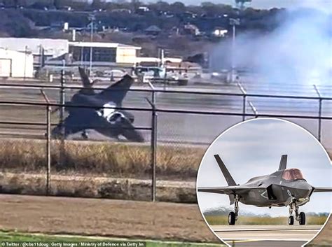Moment Pilot Ejects From 100m F 35b Stealth Fighter Jet As It Crashes