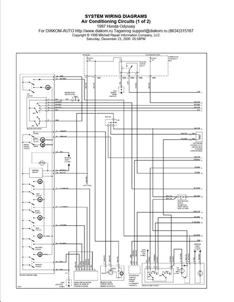 Get Detailed Honda Odyssey 1997 Wiring Diagrams Here