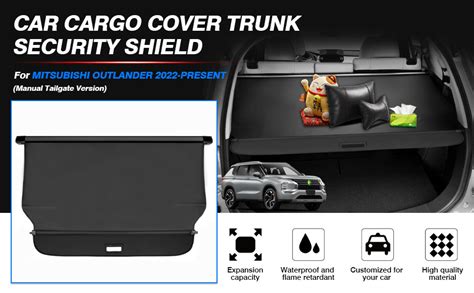 Amazon Powerty Compatible With Cargo Cover Mitsubishi Outlander